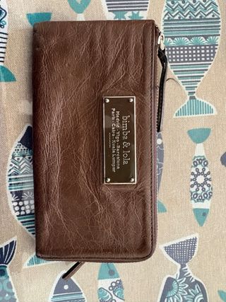 Bimba y Lola Cartera Marrón de piel
