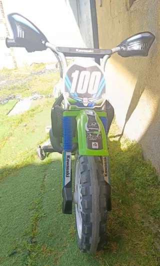Moto Eléctrica Infantil Kawasaki Motocross 100