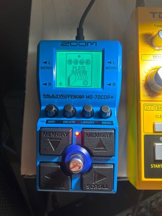 Zoom MS-70CDR+ Multistomp Pedal