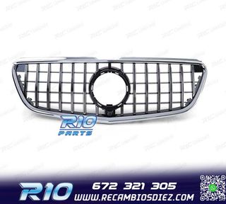 PARRILLA MERCEDES CLASE V W447 14-19 LOOK AMG NEGRO CROMO