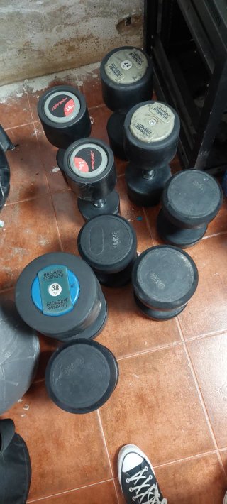 Mancuernas gimnasio