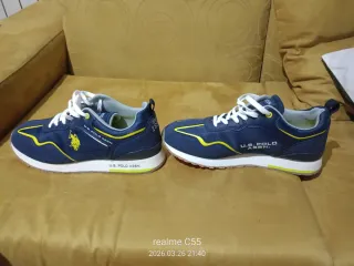 Tenis U.S. Polo Assn. Azul/Amarillo