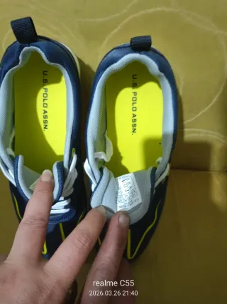 Tenis U.S. Polo Assn. Azul/Amarillo