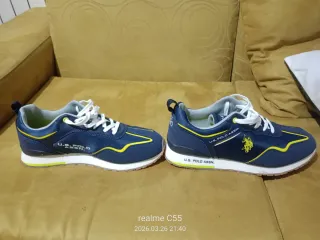 Tenis U.S. Polo Assn. Azul/Amarillo