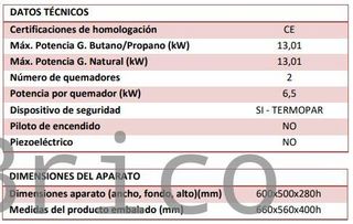 Barbacoa Gas Serie 500 - B600