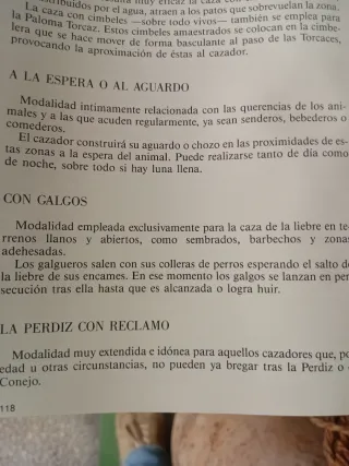 FAUNA CINEGETICA ESPAÑOLA