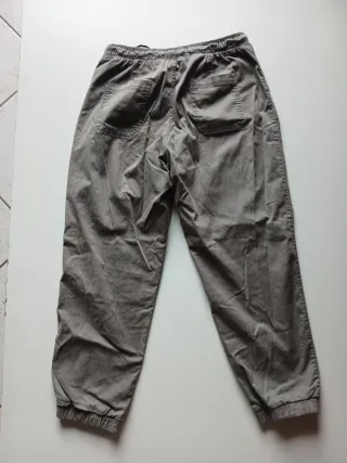 Pantaloni grigi taglia M donna gamba ampia estivi