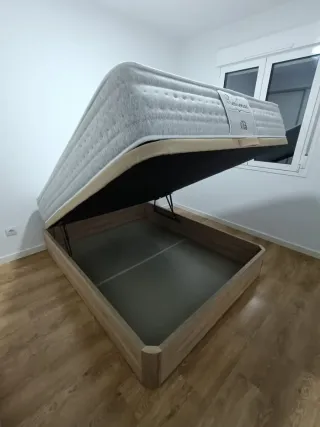 Cama canape abatible, cama colchon, cama somier.