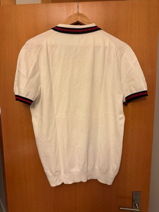 Polo Zara Branco com Listras