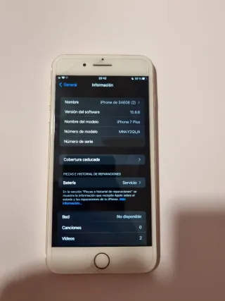 iPhone 7 Plus Plata