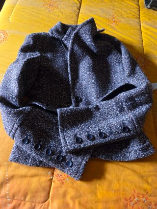 Giacca donna marrone tweed