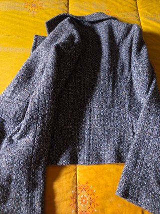 Giacca donna marrone tweed