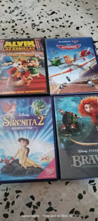 Lotazo de peliculas infatileS DVD un total de 41