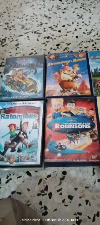 Lotazo de peliculas infatileS DVD un total de 41