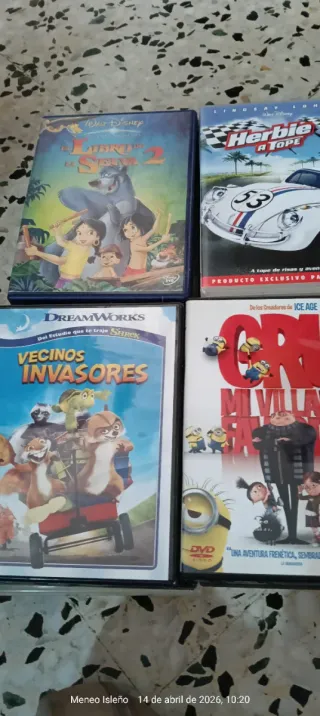Lotazo de peliculas infatileS DVD un total de 41
