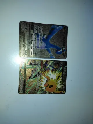 Cartas Pokémon Sombra Shom GX y Jolteon