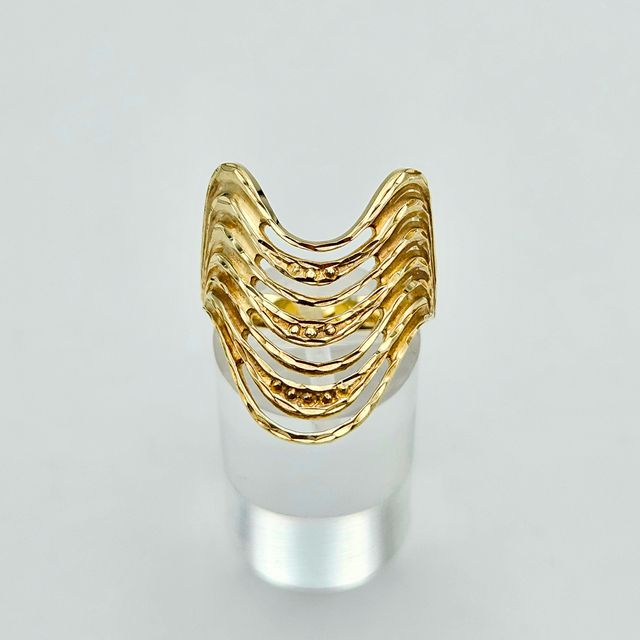 Anillo de Oro 14K, Lanzadera, 6,33gr, T-23