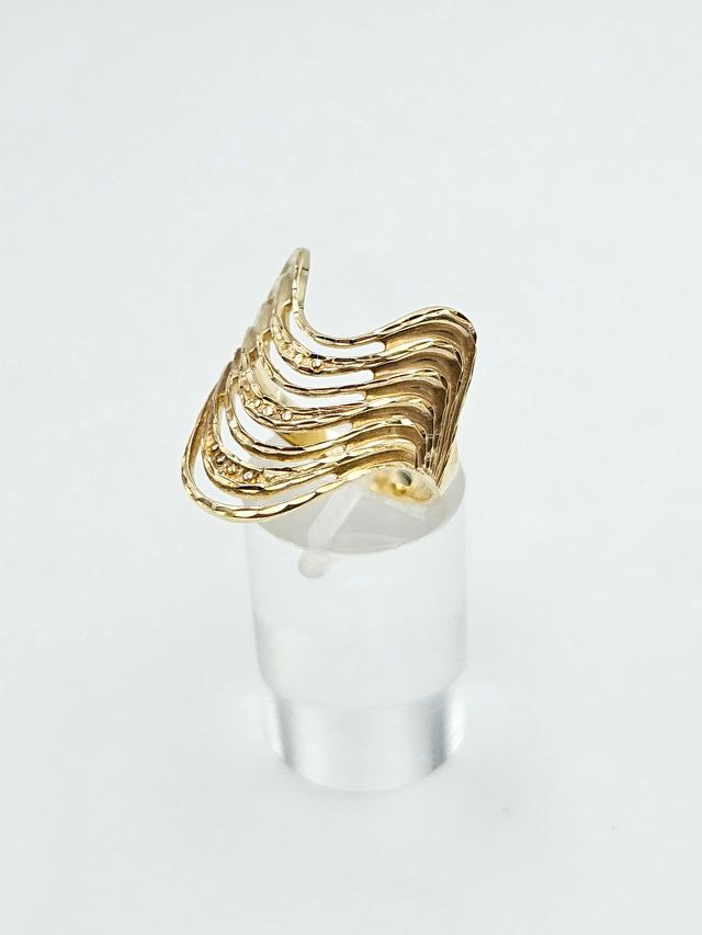 Anillo de Oro 14K, Lanzadera, 6,33gr, T-23