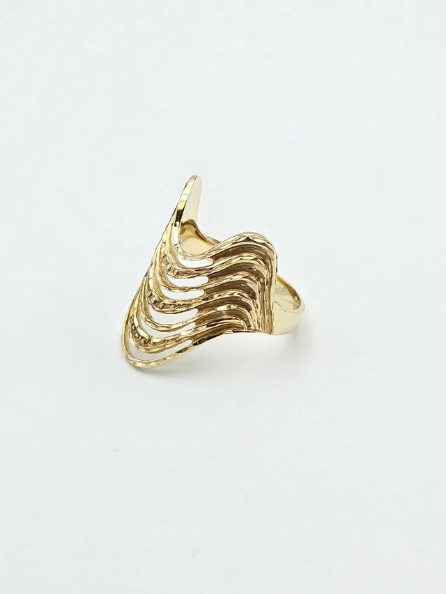 Anillo de Oro 14K, Lanzadera, 6,33gr, T-23