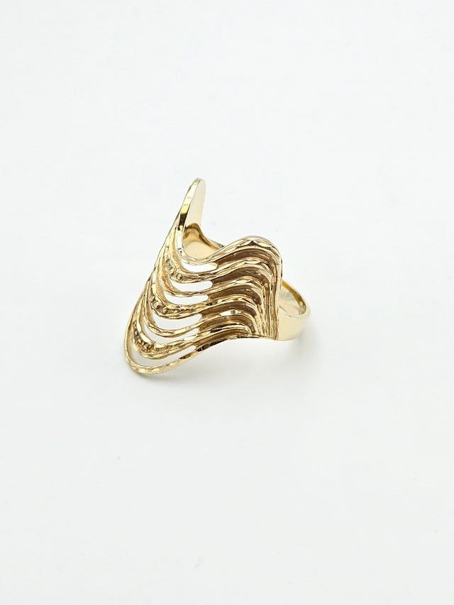 Anillo de Oro 14K, Lanzadera, 6,33gr, T-23