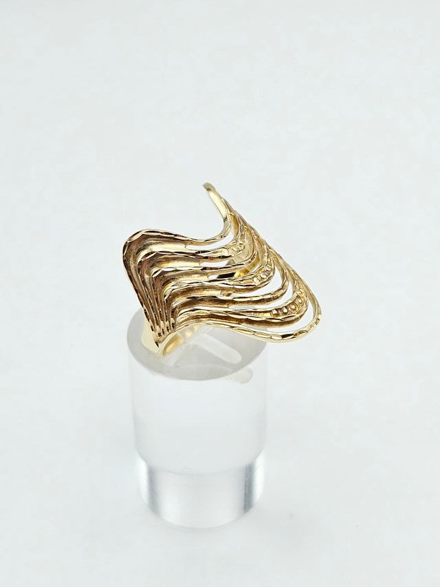 Anillo de Oro 14K, Lanzadera, 6,33gr, T-23