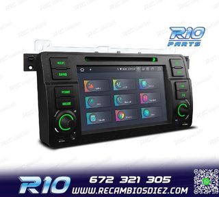 RADIO GPS ANDROID 14 BMW E46 4GB RAM 64GB ROM DVD