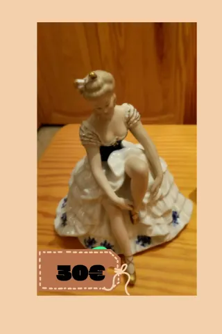 Juego de té de porcelana azul y oro