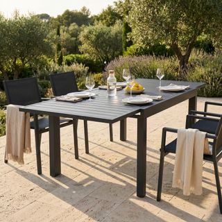 Tavolo da Pranzo Esterno Piano 135cm Allungabile