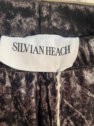 Pantaloni donna SILVIAN HEACH neri/argento