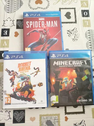 PS4 Spider-Man, Rocket Arena, Minecraft