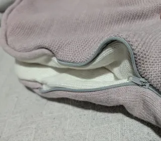 Saco para carrito de bebé rosa grisáceo con oso