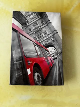 Set Quadri Londra Bus Cabine Rosse 4 pezzi
