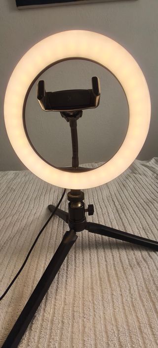 Aro de Luz LED con Trípode y Control