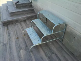 Escalera para mobilhome 3 peldaños