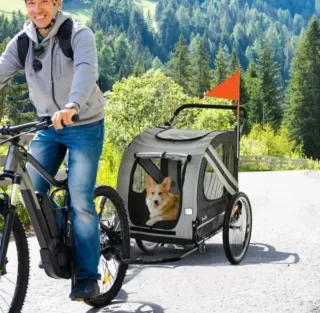 Remolque Mascotas para Paseo + Bicicleta