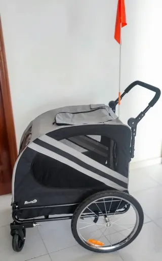Remolque Mascotas para Paseo + Bicicleta