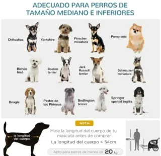 Remolque Mascotas para Paseo + Bicicleta