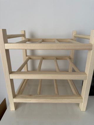 Botellero de madera Ikea