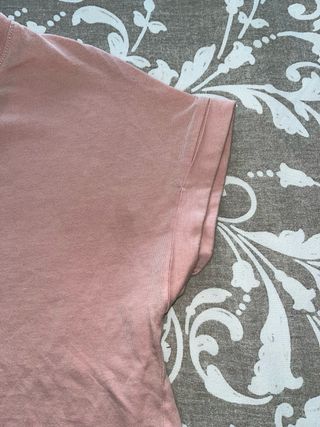 Camiseta Crop Top Rosa H&M Divided Talla S