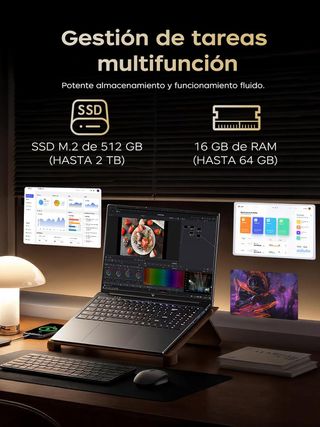 SIN ABRIR Ordenador portátil de 16 Pulgadas BT5.0