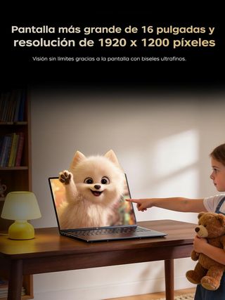 SIN ABRIR Ordenador portátil de 16 Pulgadas BT5.0