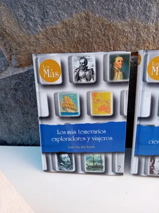 Lote de libros grandes personajes de la historia.