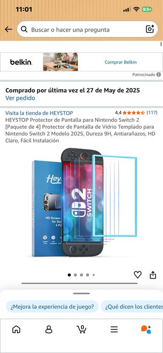 Kit Accesorios Nintendo Switch HEYSTOP