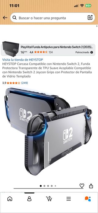 Kit Accesorios Nintendo Switch HEYSTOP