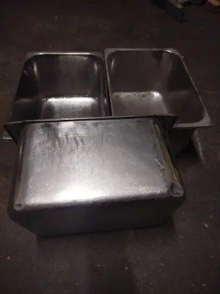 Cubetas de acero inoxidable