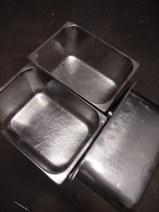 Cubetas de acero inoxidable