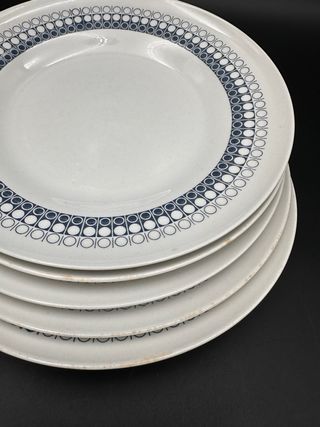 5 Piatti Richard Ginori Blu Vintage