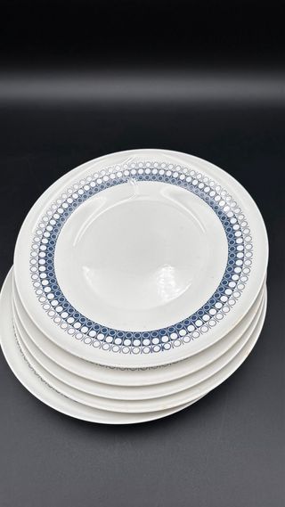 5 Piatti Richard Ginori Blu Vintage
