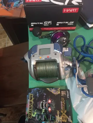Carrete pesca HART Brutal 50 L slow pitch