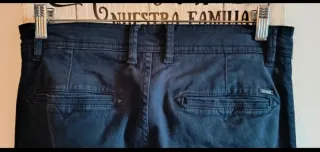 Pantalón de vestir azul hombre